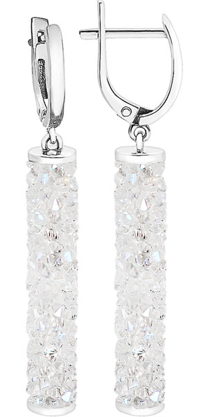 

Серьги из серебра с кристаллом swarovski Серебро России S-01030R-001MOL-1043554, S-01030R-001MOL-1043554
