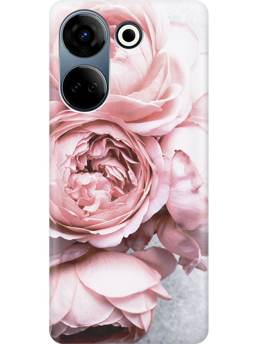 

Силиконовый чехол на Tecno Camon 20 / 20 Pro с принтом "Нежность", Прозрачный;белый;зеленый;розовый, 772566021