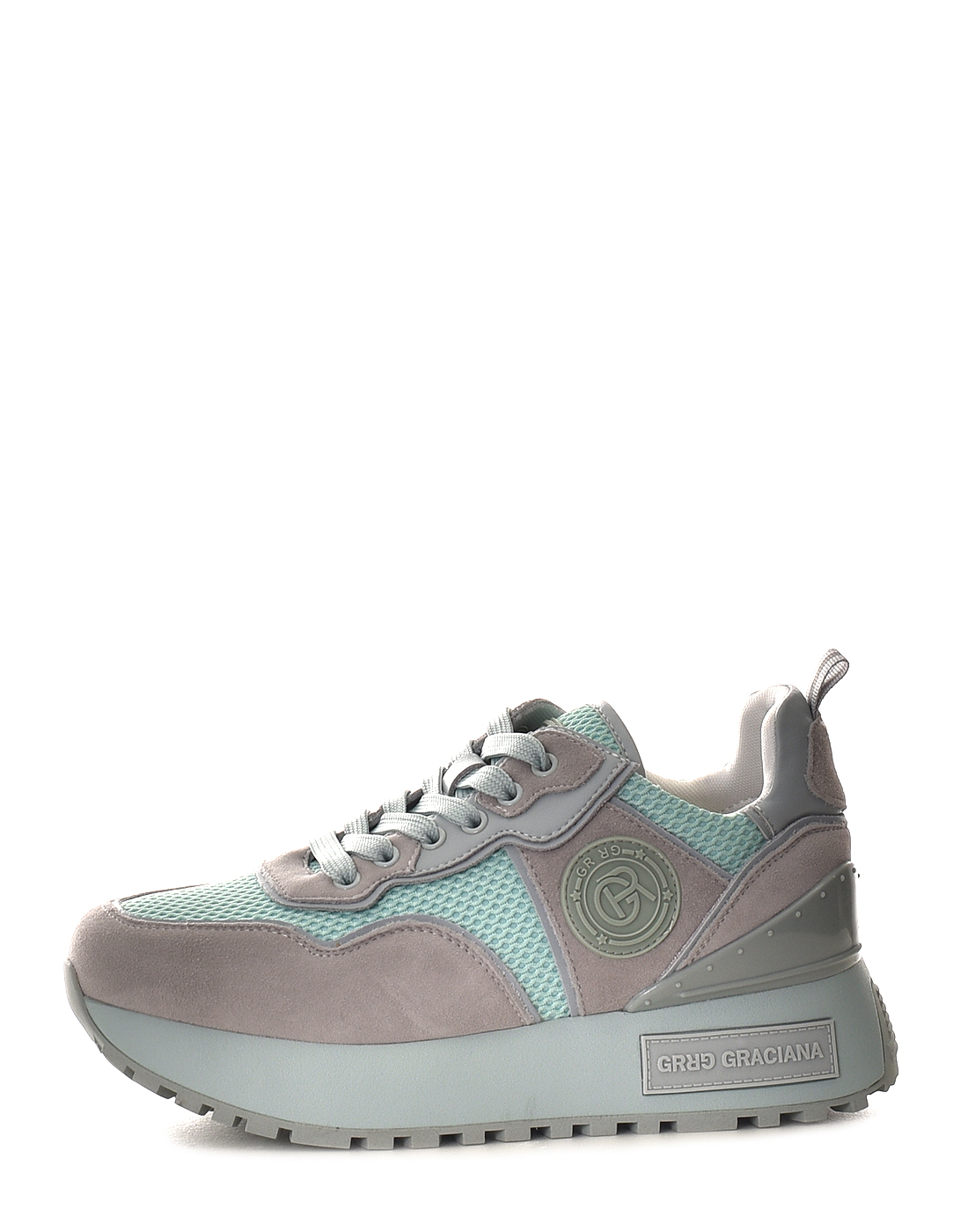 

Кроссовки женские Graciana QS379-C202-4 голубые 39 RU, Голубой, QS379-C202