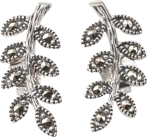 

Серьги из серебра с марказитом Марказит HE147-mr, HE147-mr