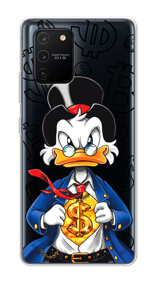 

Чехол на Samsung Galaxy A91/S10 Lite "Scrooge Goldman", Черный;белый;синий, 210050-1