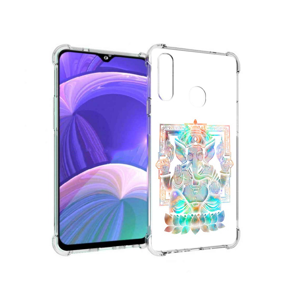 

Чехол MyPads Tocco для Samsung Galaxy A20s умный слон (PT139755.554.654), Прозрачный, Tocco