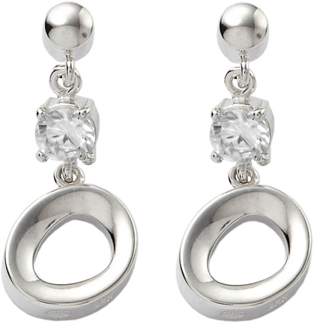 

Серьги из серебра с фианитом Fossil JF14815040, JF14815040