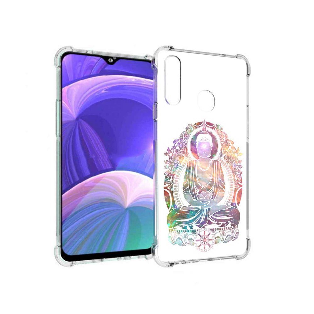 

Чехол MyPads Tocco для Samsung Galaxy A20s умный мужчина абстракция (PT139755.554.651), Прозрачный, Tocco