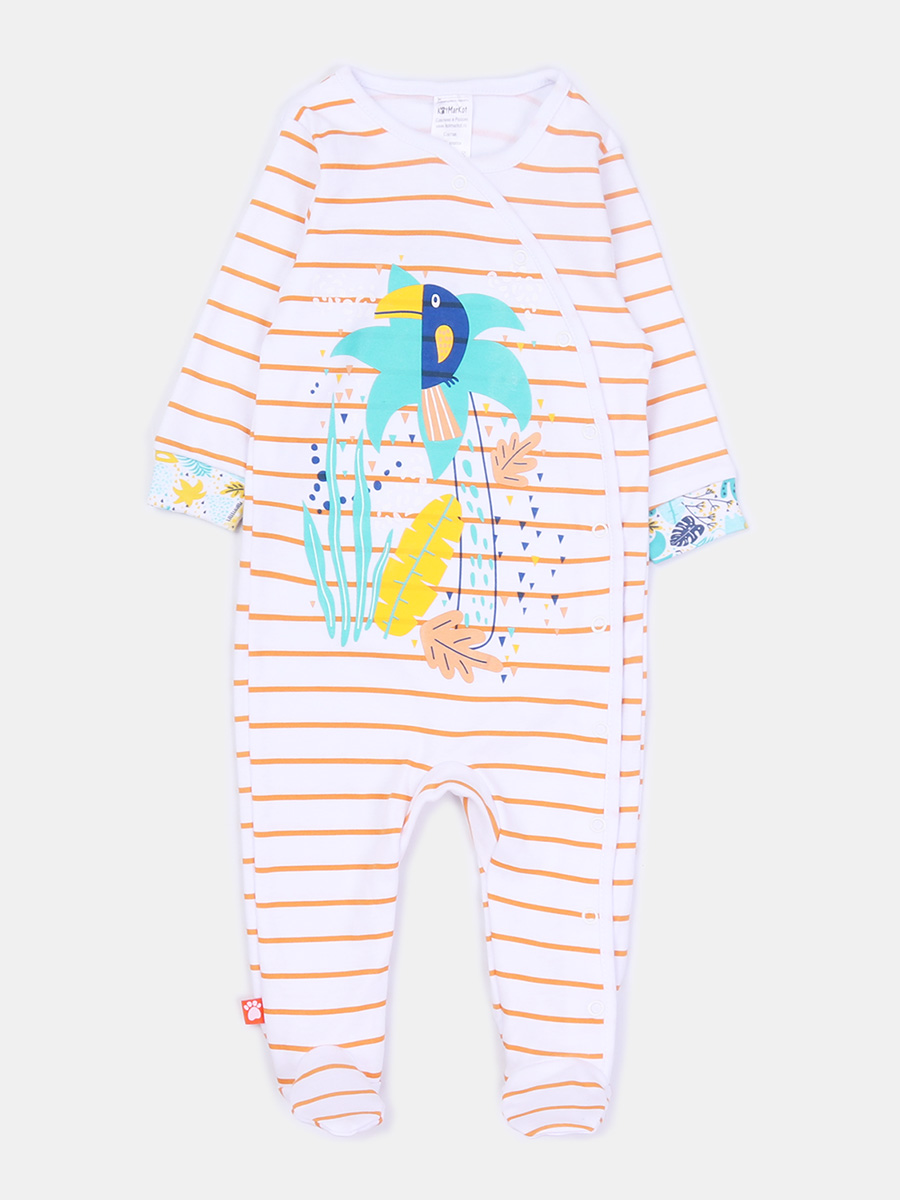 

Комбинезон унисекс КотМарКот 631321391 Цв. белый р. 80, 631321391