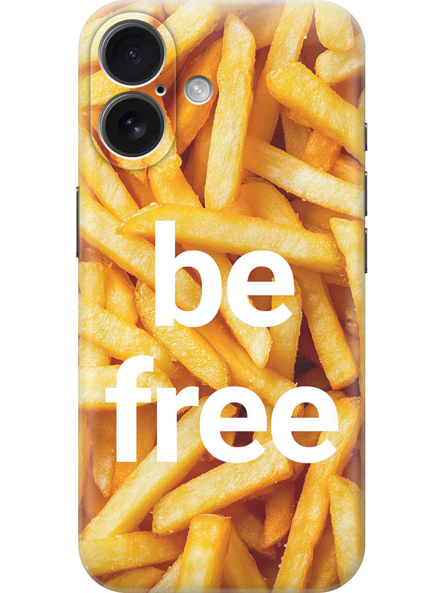 

Силиконовый чехол на Apple iPhone 16 с принтом "Be Free", Прозрачный;белый;желтый, 785196561