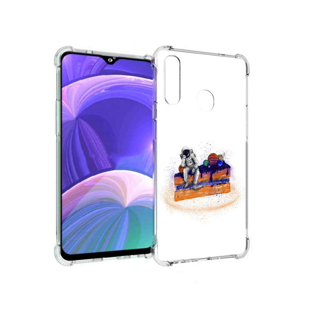 

Чехол MyPads Tocco для Samsung Galaxy A20s торт с планетами (PT139755.554.648), Прозрачный, Tocco
