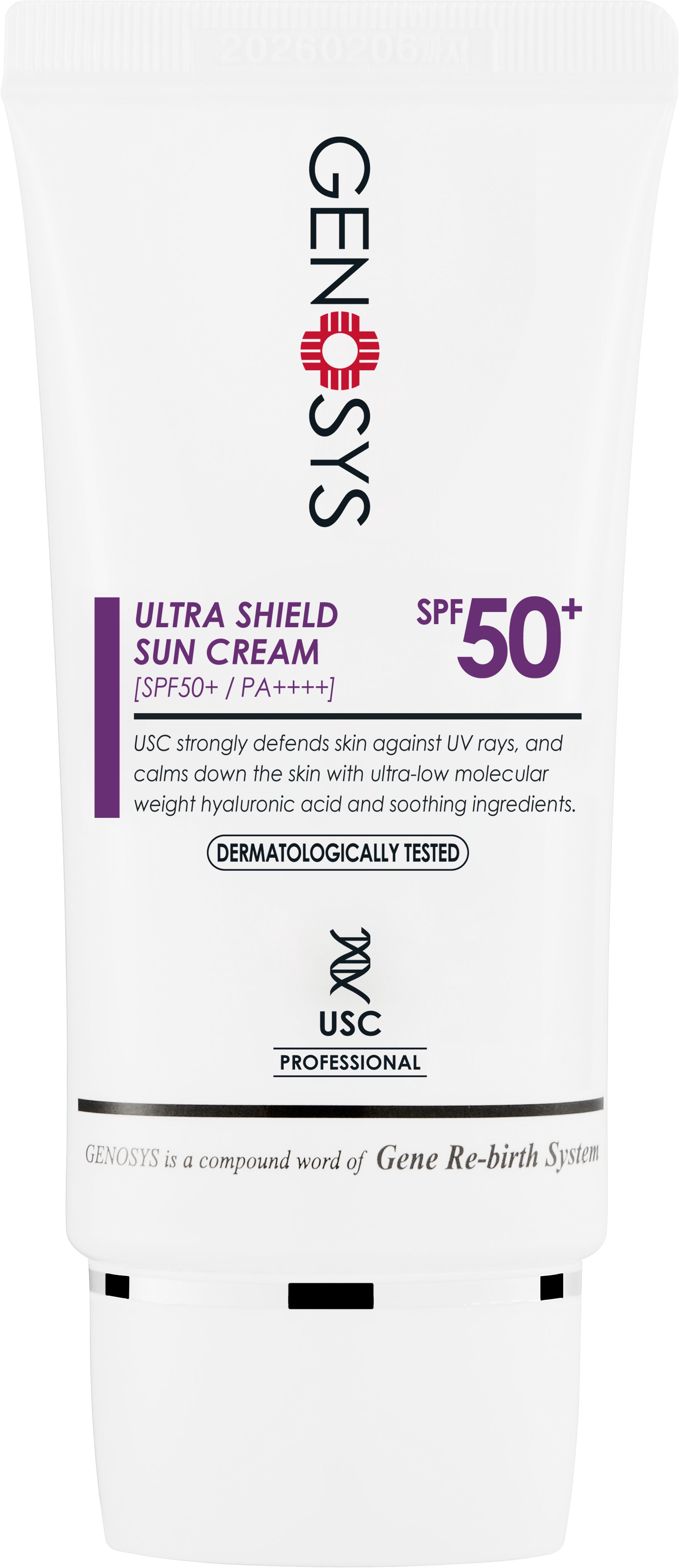 Солнцезащитный крем Genosys Ultra Shield Sun Cream SPF50+ 50 мл