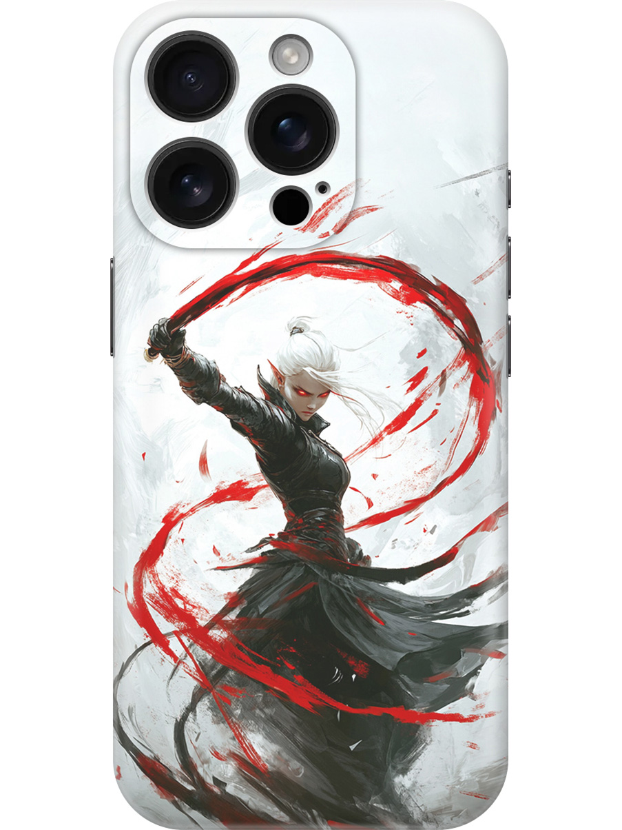 

Силиконовый чехол на Apple iPhone 16 Pro с принтом "Эльфийка", Прозрачный;белый;красный;черный, 785197785