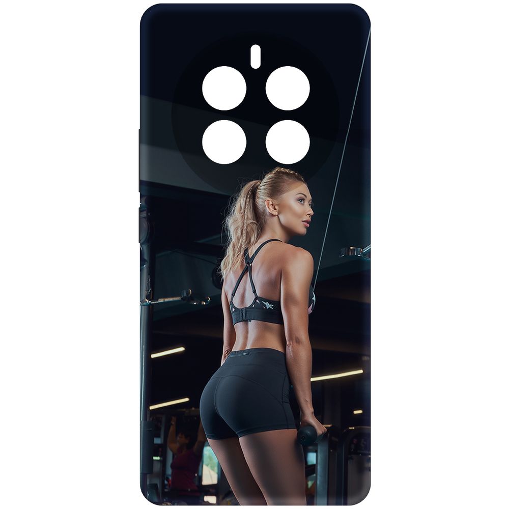 

Чехол-накладка Krutoff Soft Case Шорты женские для Realme 12 Pro 5G черный