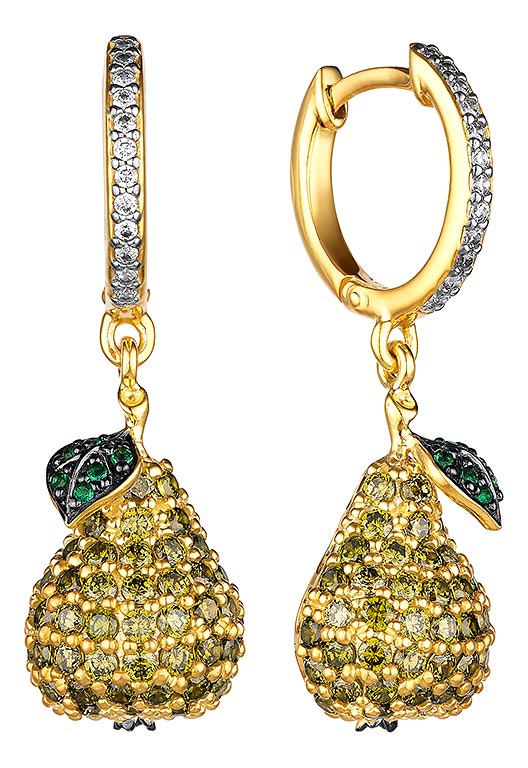 

Серьги из серебра с фианитом Dewi 901021935-dv, 901021935-dv