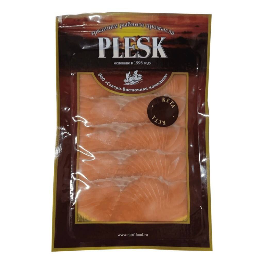

Кета слабосоленая Plesk ломтики 100 г