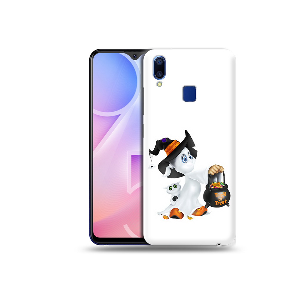 

Чехол MyPads Tocco для Vivo Y95 Маленький призрак (PT122996.436.113), Прозрачный, Tocco