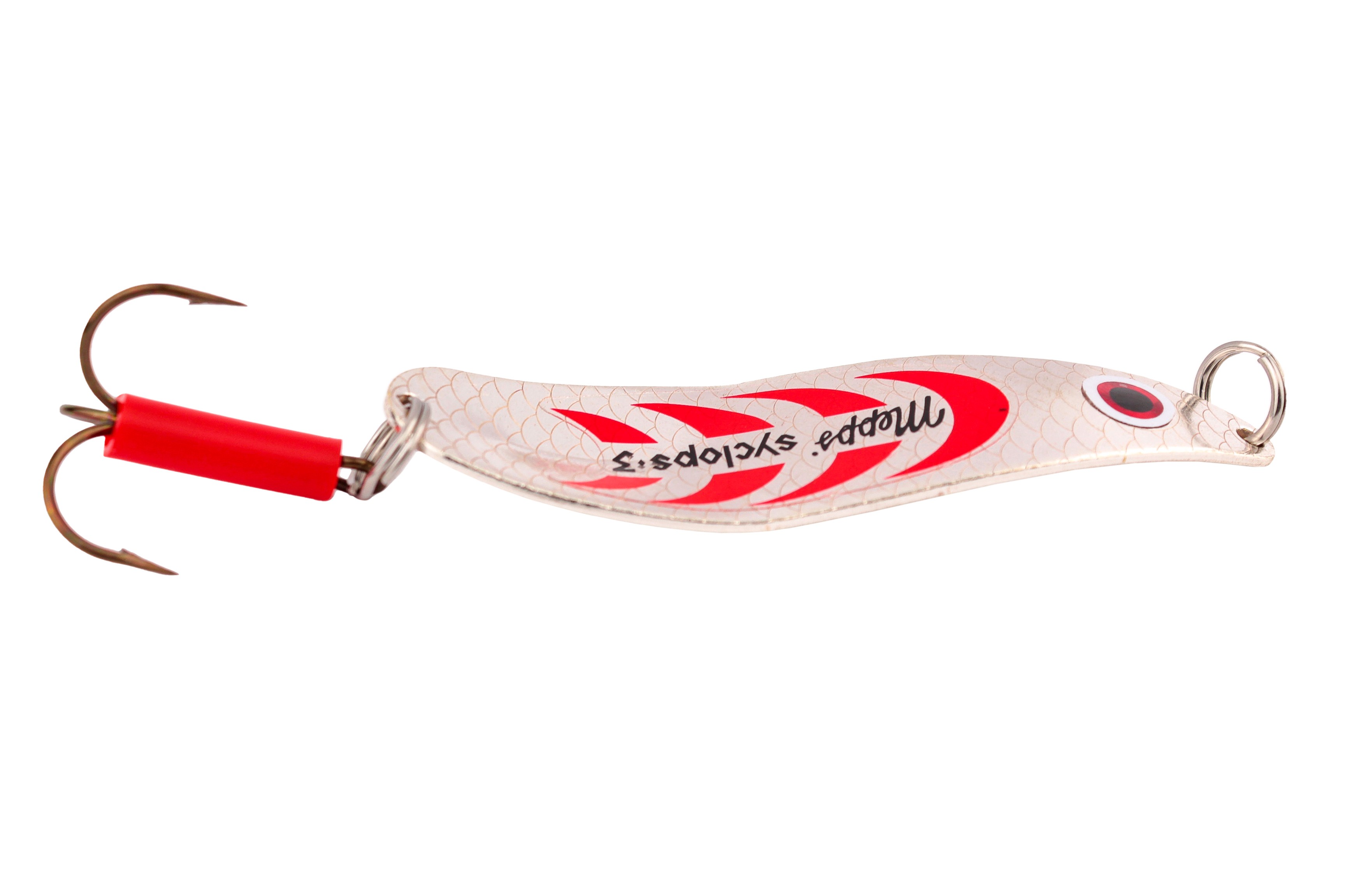

Блесна Mepps Syclops №3 silver/red