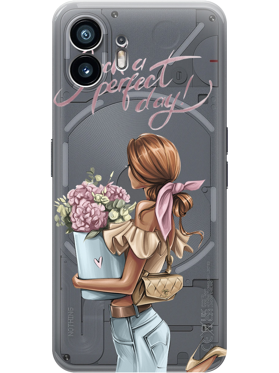 

Силиконовый чехол на Nothing Phone (2) с принтом "Какой прекрасный день" прозрачный, Прозрачный;голубой;розовый, 784811575