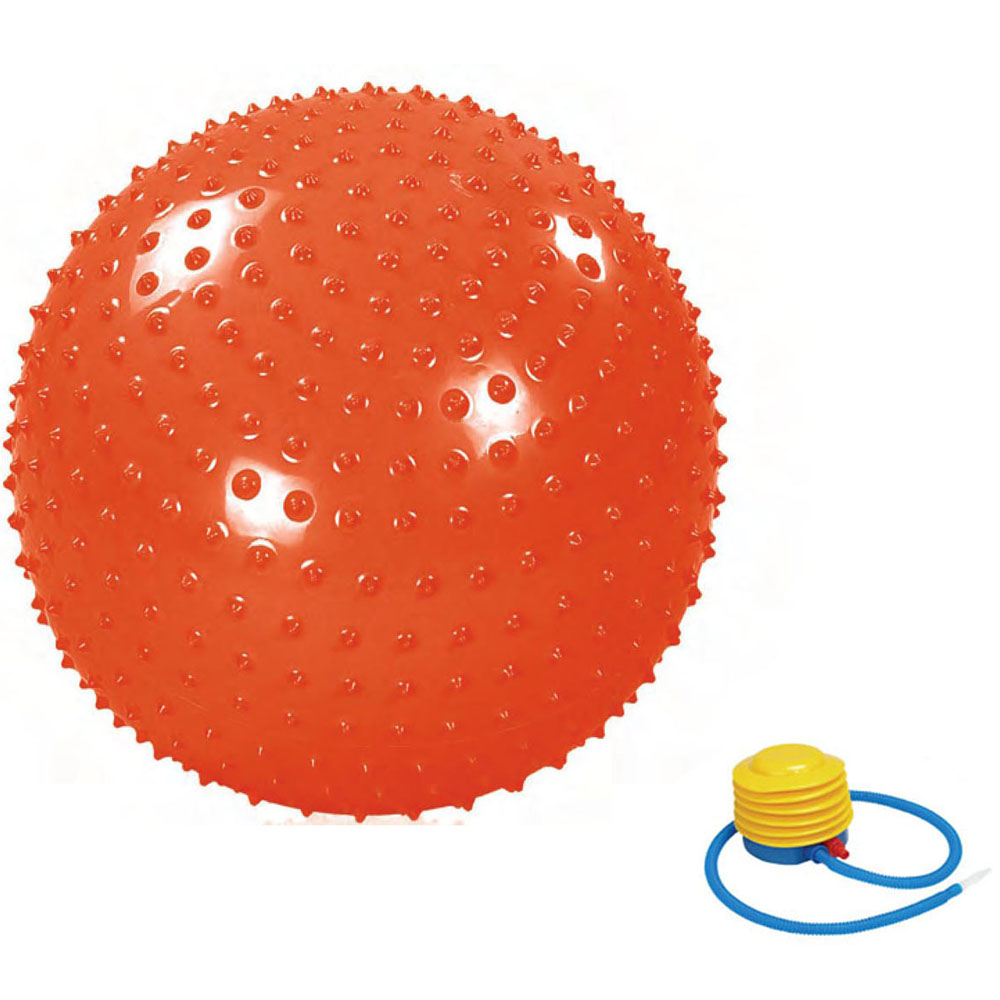 Мяч гимнастический массажный с насосом Larsen MG-1 65 см