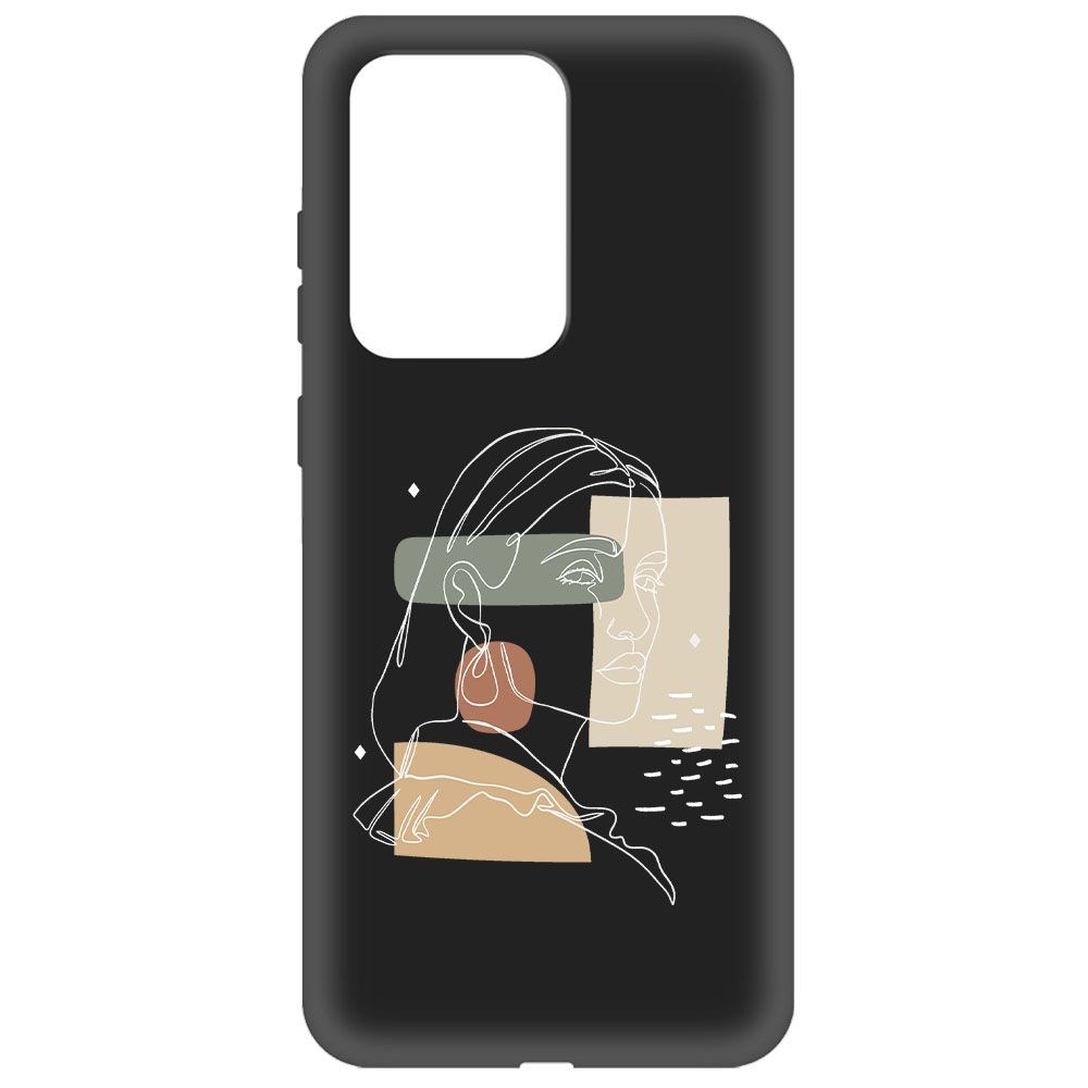 фото Чехол-накладка krutoff soft case уверенность для samsung galaxy s20 ultra (g988) черный