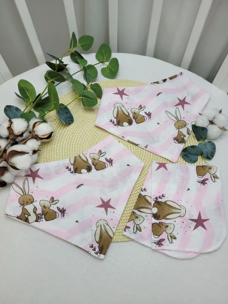 Нагрудники муслиновые 