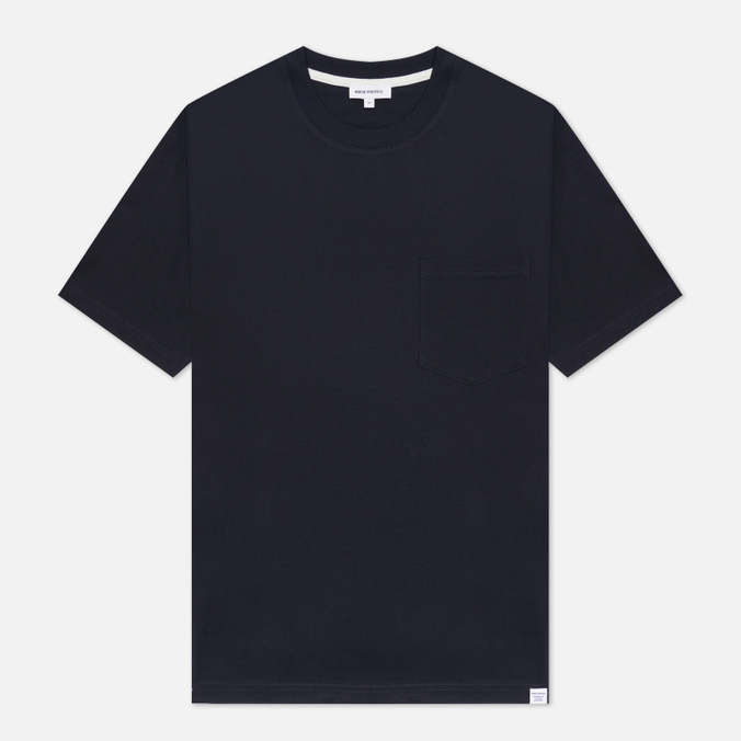 фото Футболка мужская norse projects n01-0553 синяя xxl