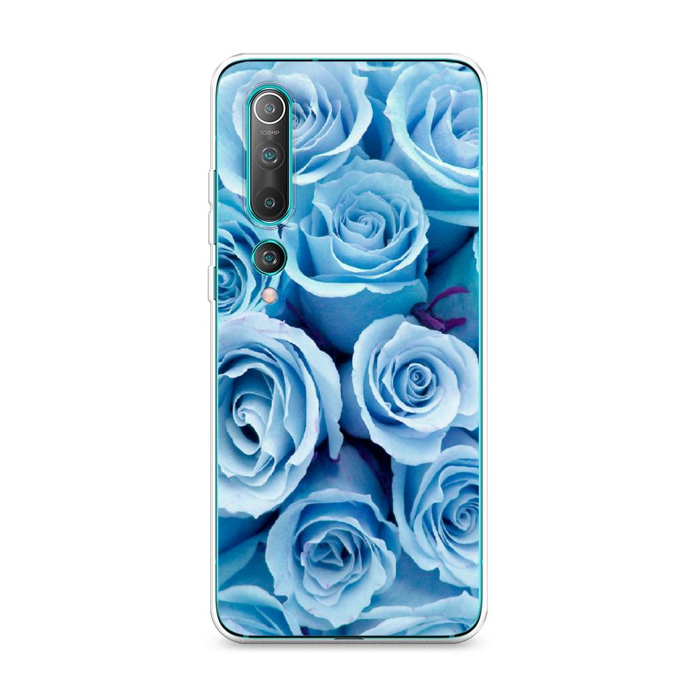 

Чехол Awog на Xiaomi Mi 10 "Лазурные розы", Разноцветный, 37550-8