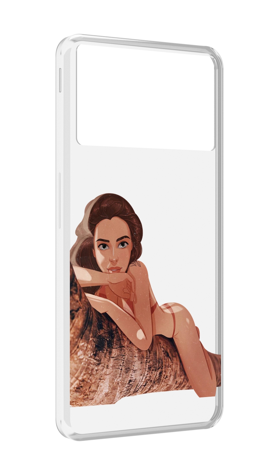 Чехол MyPads амазонка-на-дереве для ZTE Nubia Z40S Pro