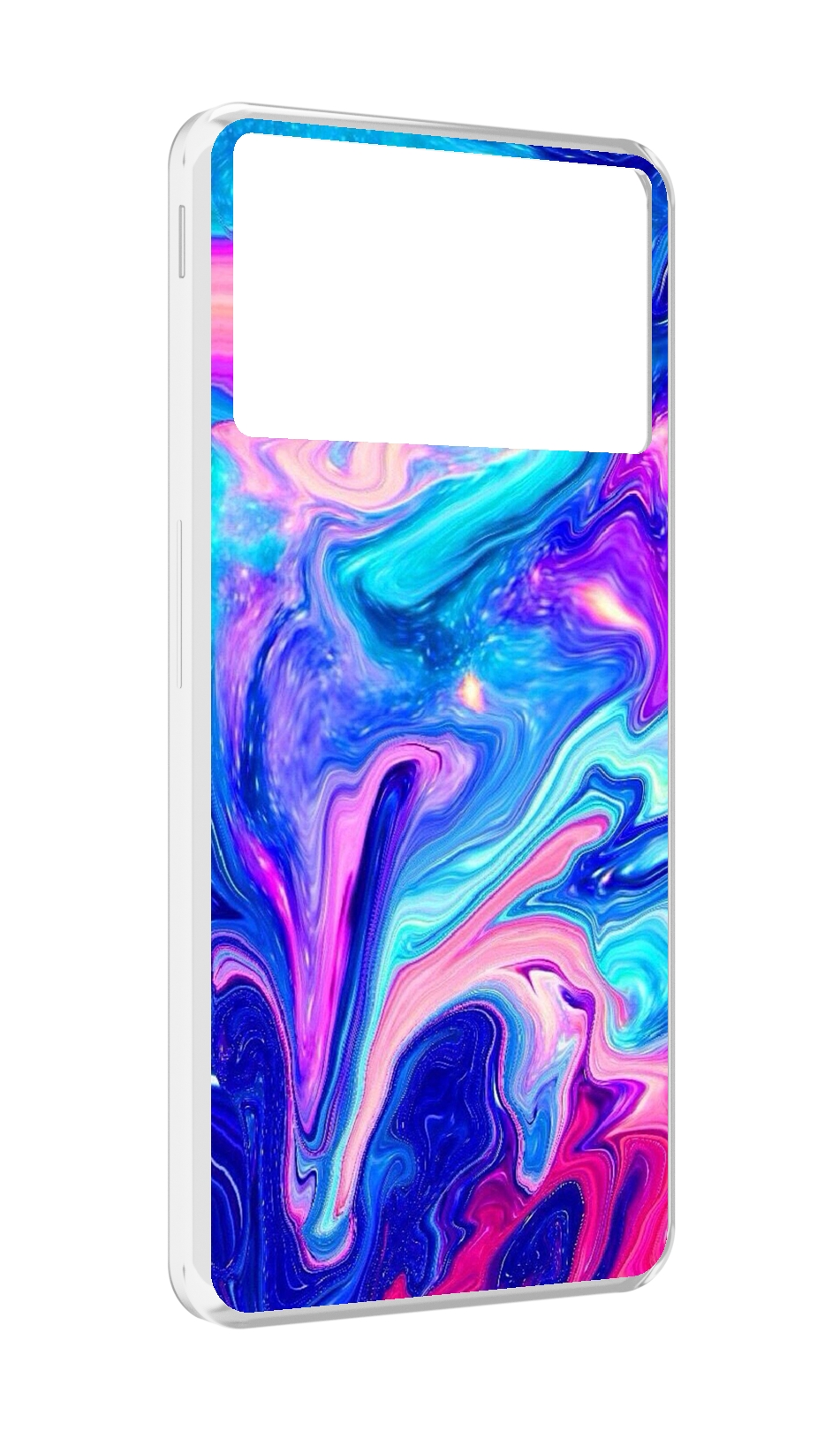 Чехол MyPads акварельные-краски для ZTE Nubia Z40S Pro