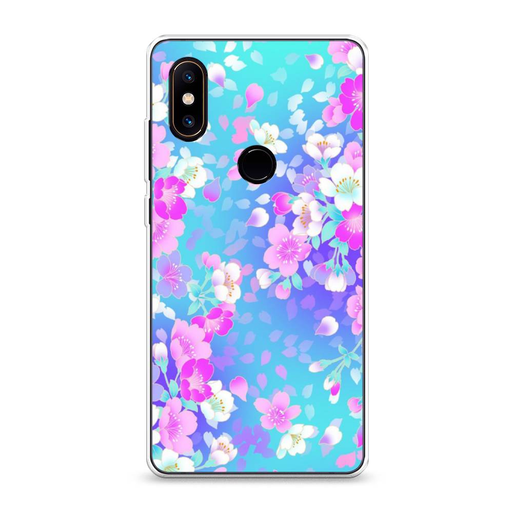 

Чехол Awog на Xiaomi Mi Mix 2S "Яблоневые цветы", Разноцветный, 33450-8