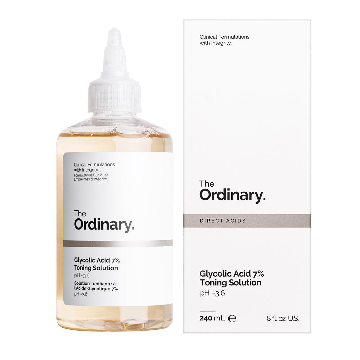 Тоник гликолевый для безупречной кожи THE ORDINARY GLYCOLIC ACID 7% TOINIG SOLUTION кислотный тоник the ordinary с 7% гликолевой кислоты glycolic acid 7% toning solution