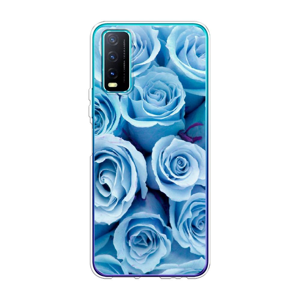 

Чехол Awog на Vivo Y20 "Лазурные розы", Разноцветный, 263650-8
