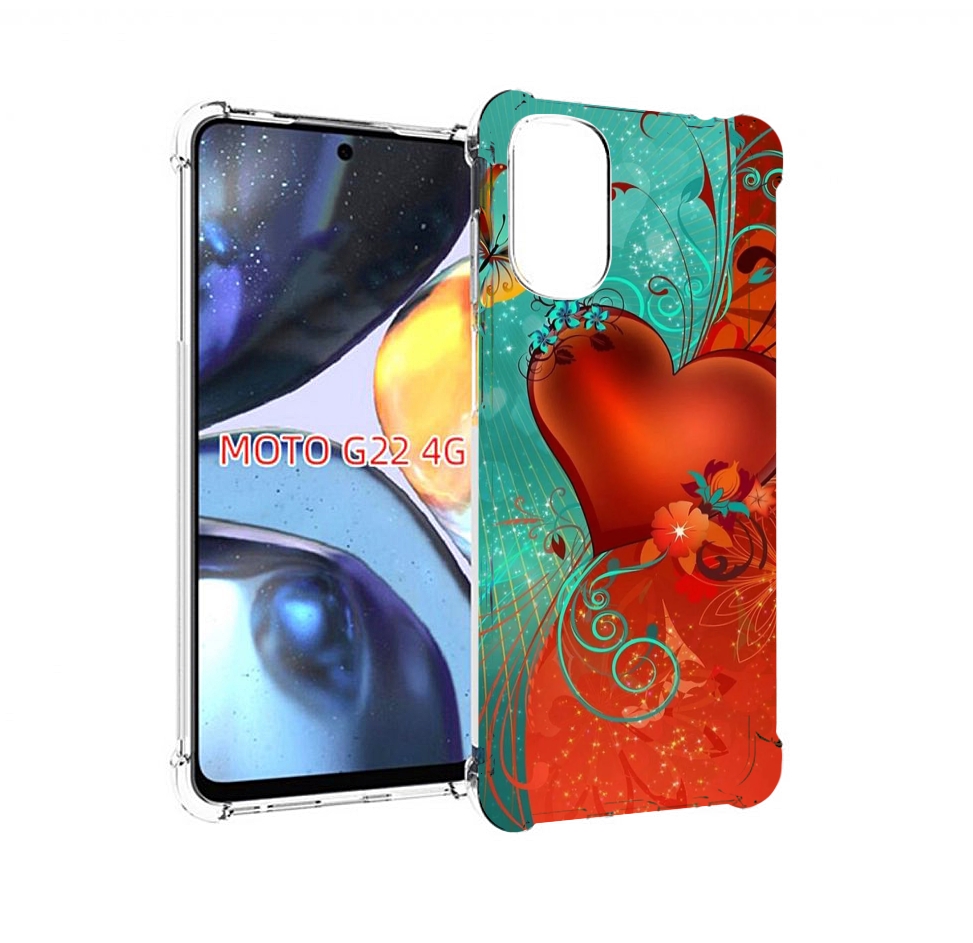 

Чехол MyPads красивые-яркие-сердечки для Motorola Moto G22 4G, Прозрачный, Tocco