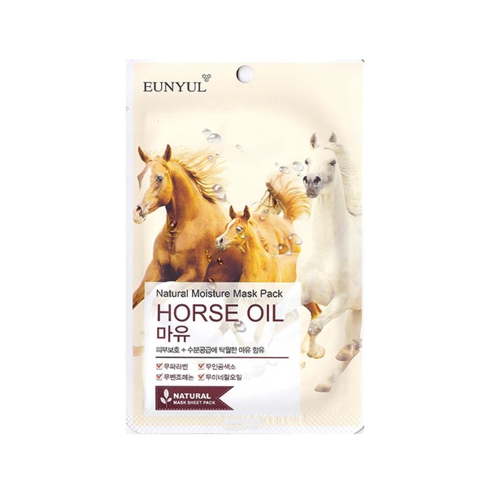 Маска для лица Eunyul с лошадиным маслом eunyul natural horse oil тканевая маска для лица с лошадиным жиром 23 г
