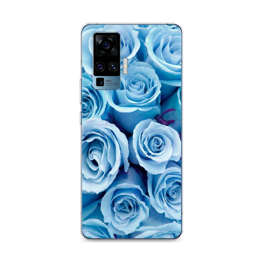 

Чехол Awog на Vivo X50 Pro "Лазурные розы", Разноцветный, 262350-8