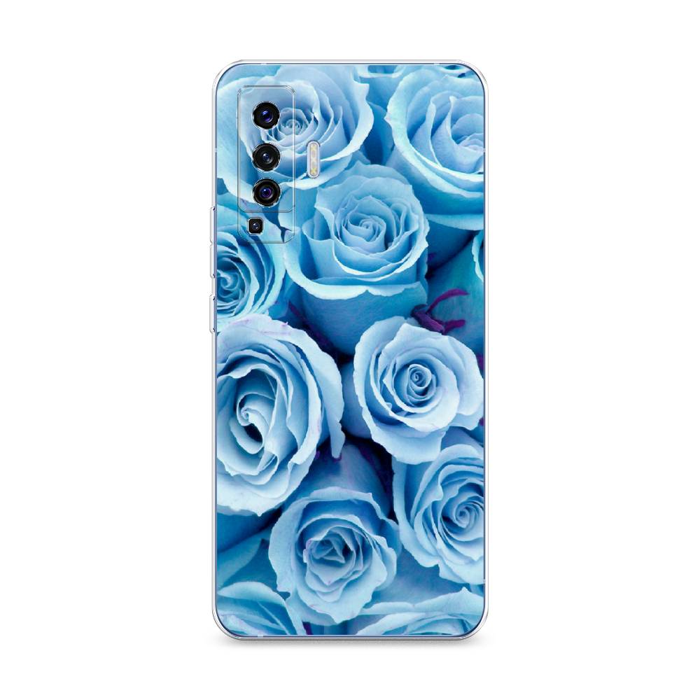 Чехол Awog на Vivo X50 Лазурные розы