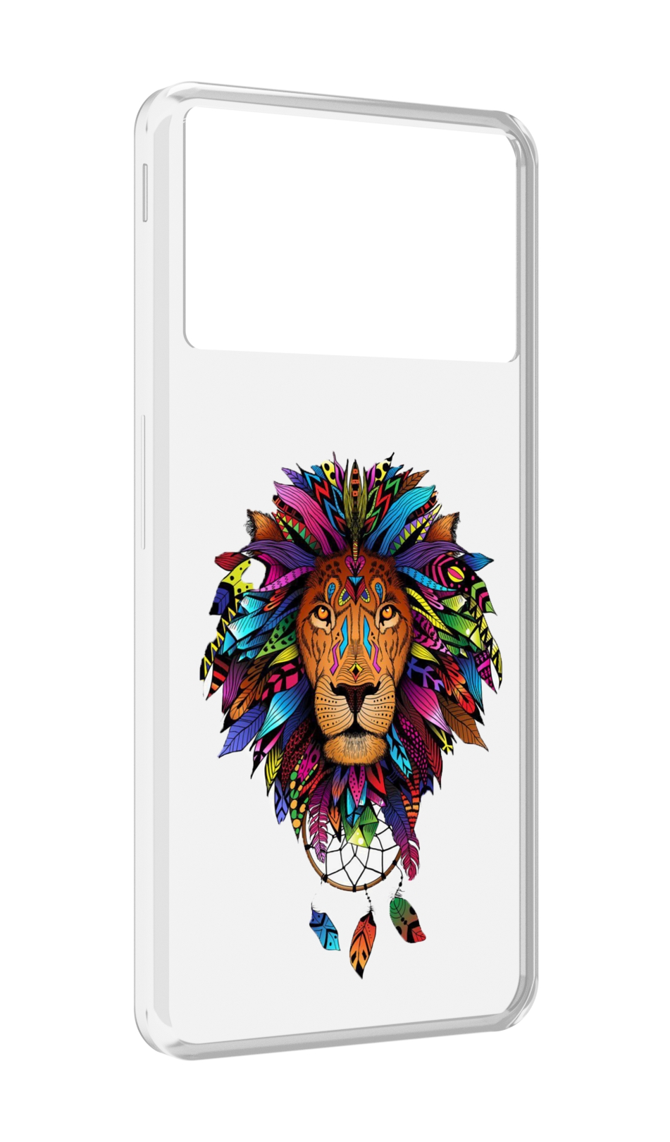 

Чехол MyPads Тотемный Лев для ZTE Nubia Z40S Pro, Прозрачный, Tocco