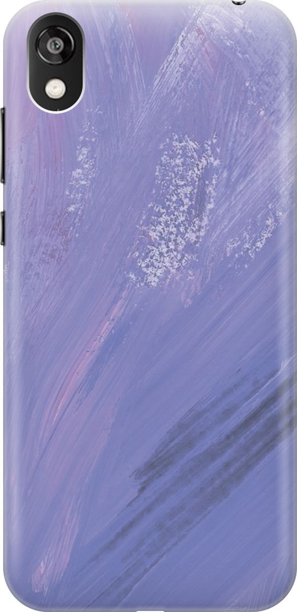 

Чехол на Honor 8S/Huawei Y5 (2019) "Сиреневые мазки", Серый;фиолетовый, 6380