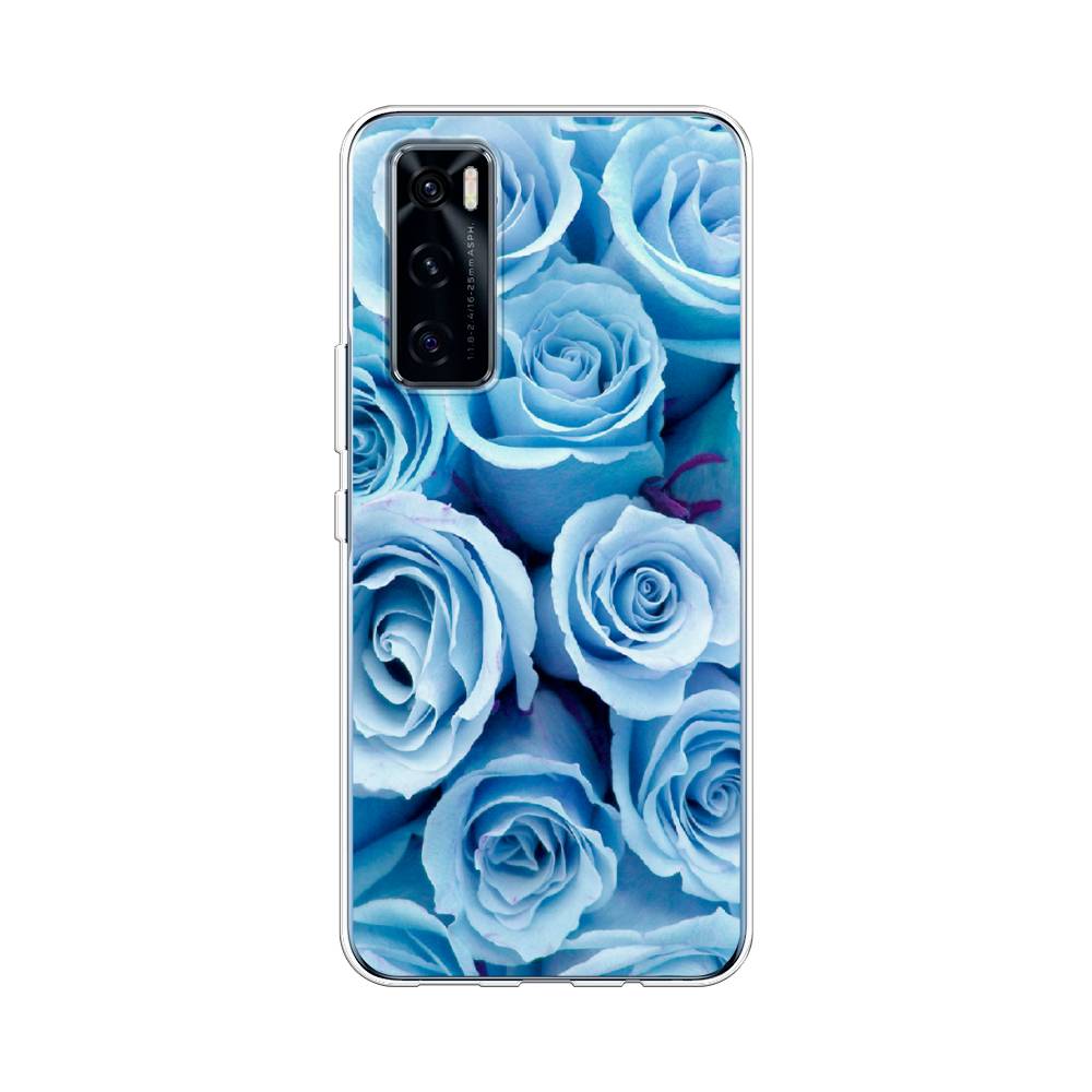 

Чехол Awog на Vivo V20 SE "Лазурные розы", Разноцветный, 263550-8