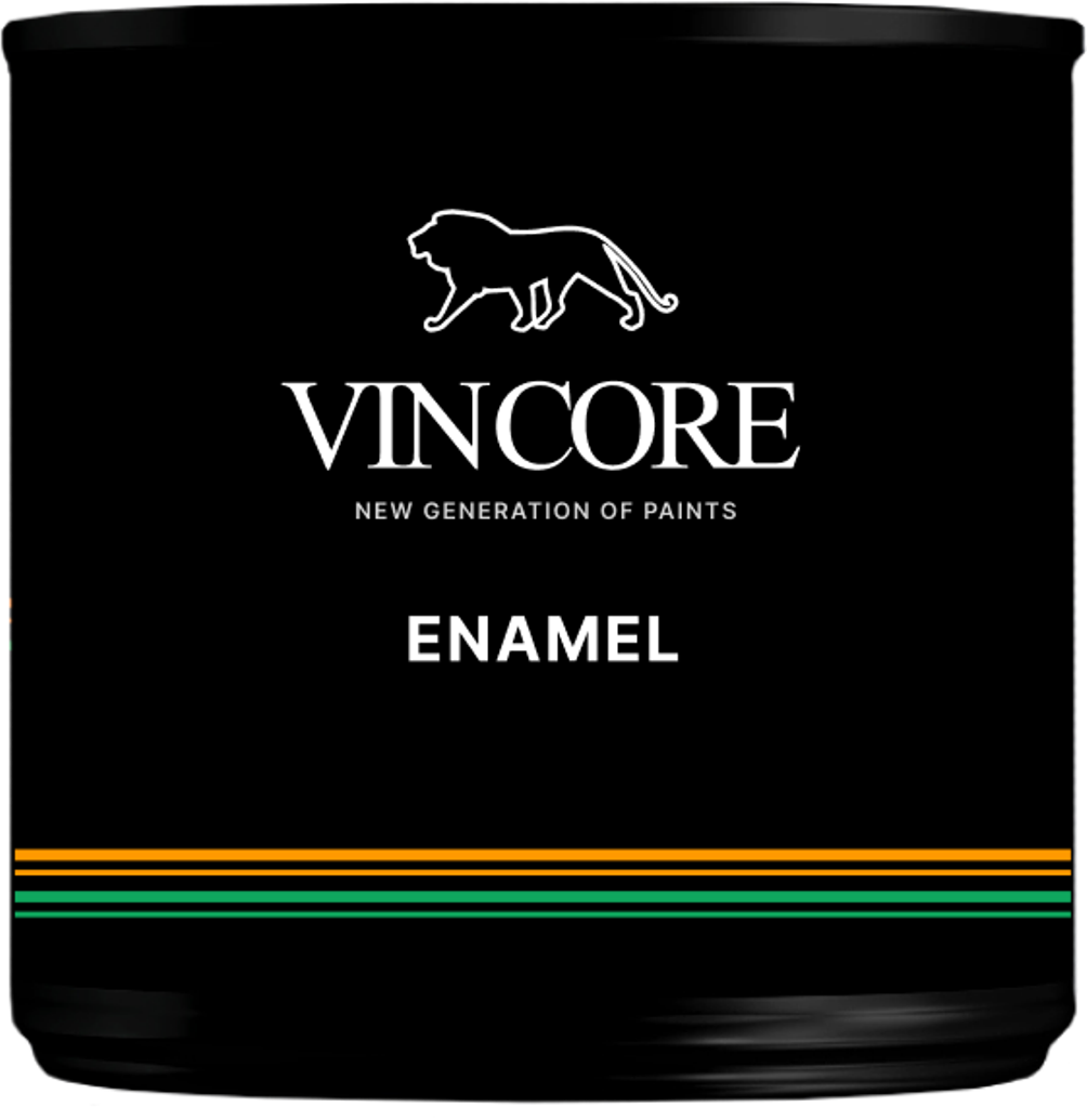 фото Акриловая эмаль vincore enamel белая 3.6 кг