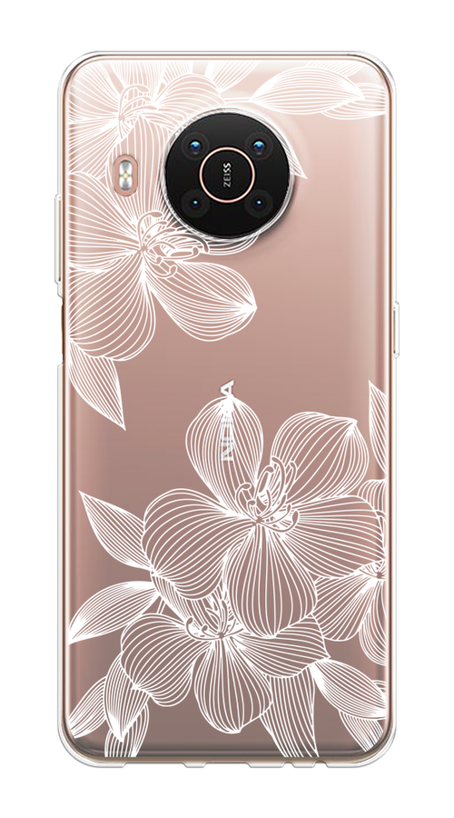 

Чехол на Nokia X20/X10 "Крокус", Белый;прозрачный, 124750-1