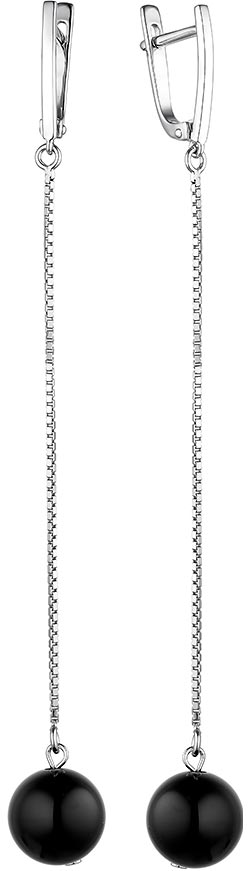 

Серьги из серебра с ониксом Dewi 902021493-dv, 902021493-dv