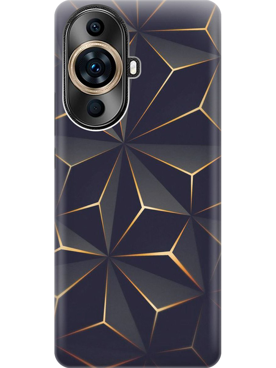 

Силиконовый чехол на Huawei nova 11 Pro/Ultra с принтом "Графитовый узор", Прозрачный;оранжевый;черный, 769390231