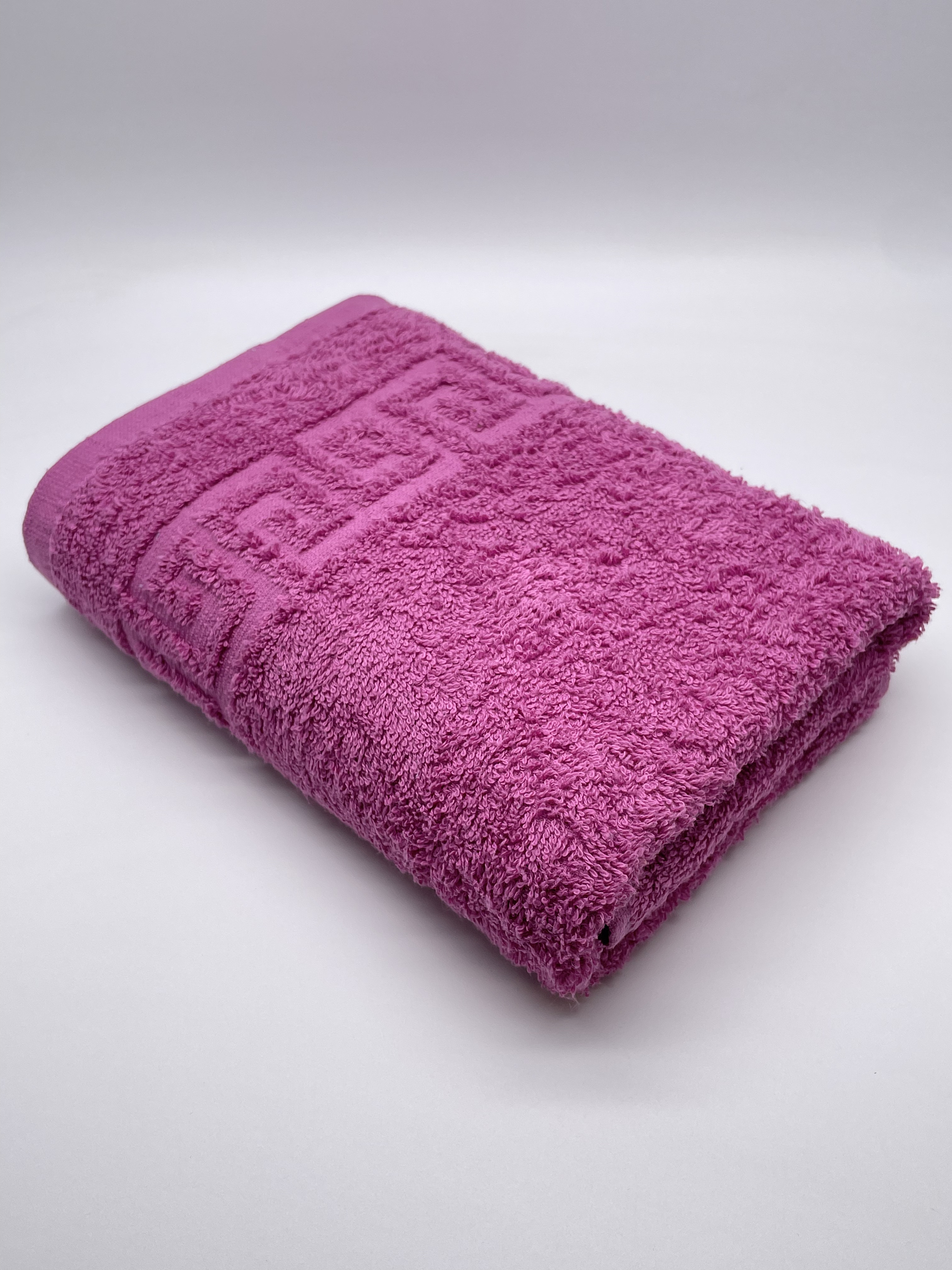 Полотенце махровое TM TEXTILE 50х90 темно-розовый super pink 129 1шт. плотность 430