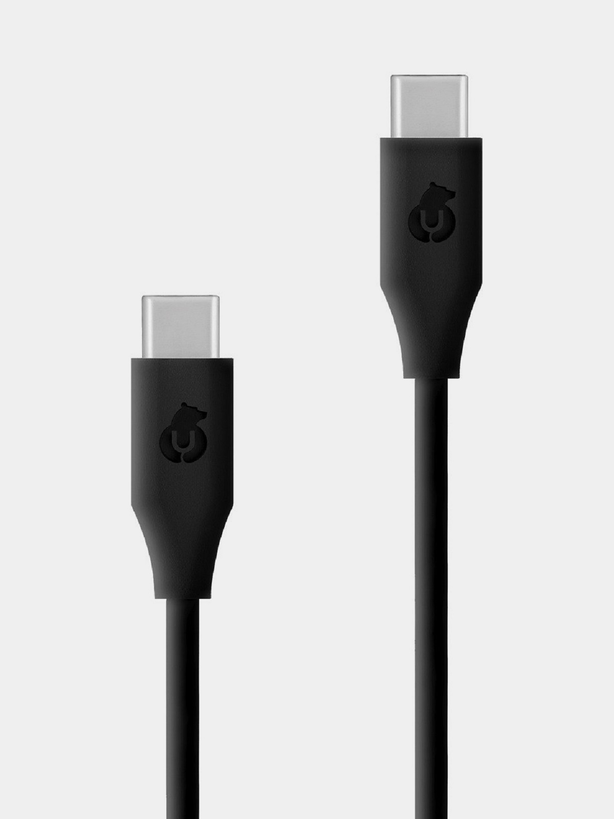 Кабель зарядный uBear Life Cable UCB-C/UCB-C 1.2м, 60W, черный