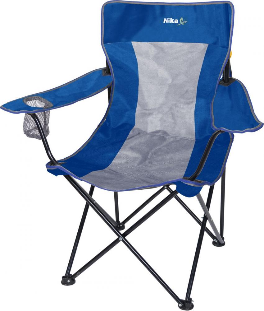 Складной стул Nika Премиум 5 ПСП5/СС (Blue/Grey)