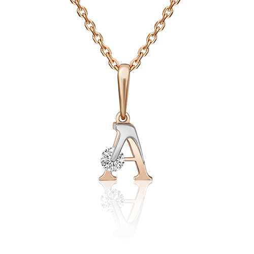 

Кулон из золота PLATINA jewelry 03-3119-А-401-1111, фианит, 03-3119-А-401-1111