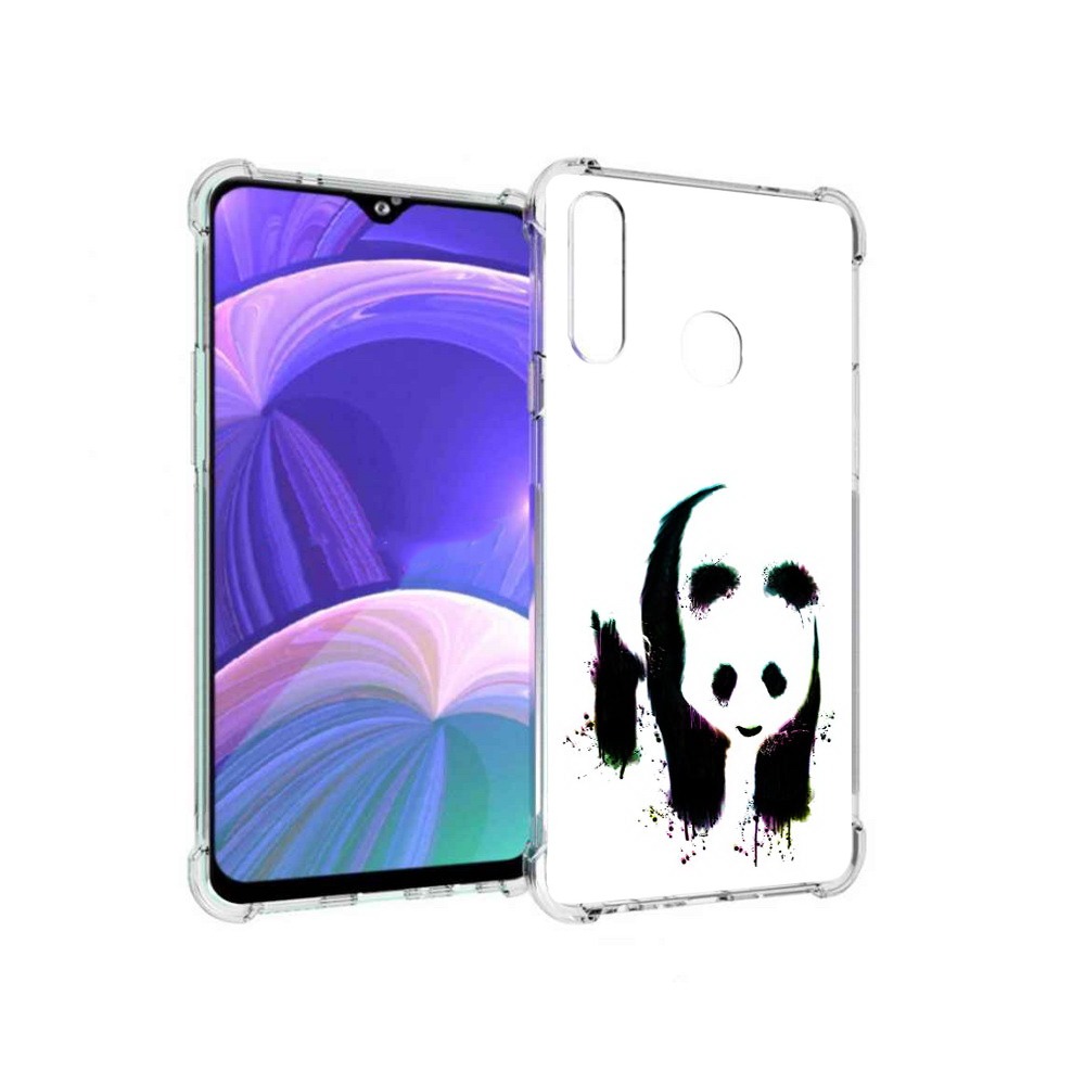 

Чехол MyPads Tocco для Samsung Galaxy A20s панда в акварели (PT139755.554.532), Прозрачный, Tocco