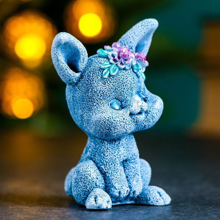 

Фигура "Зайка Мария" серо-голубая, 7х5х5см