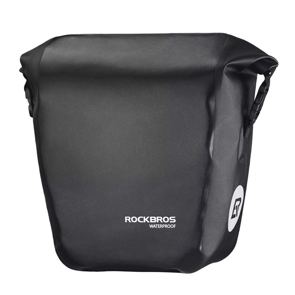 Водонепроницаемая сумка на багажник велосипеда ROCKBROS, 27л - черная