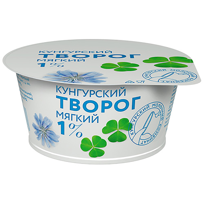 

Творог мягкий Кунгурский молочный комбинат 1% 130 г