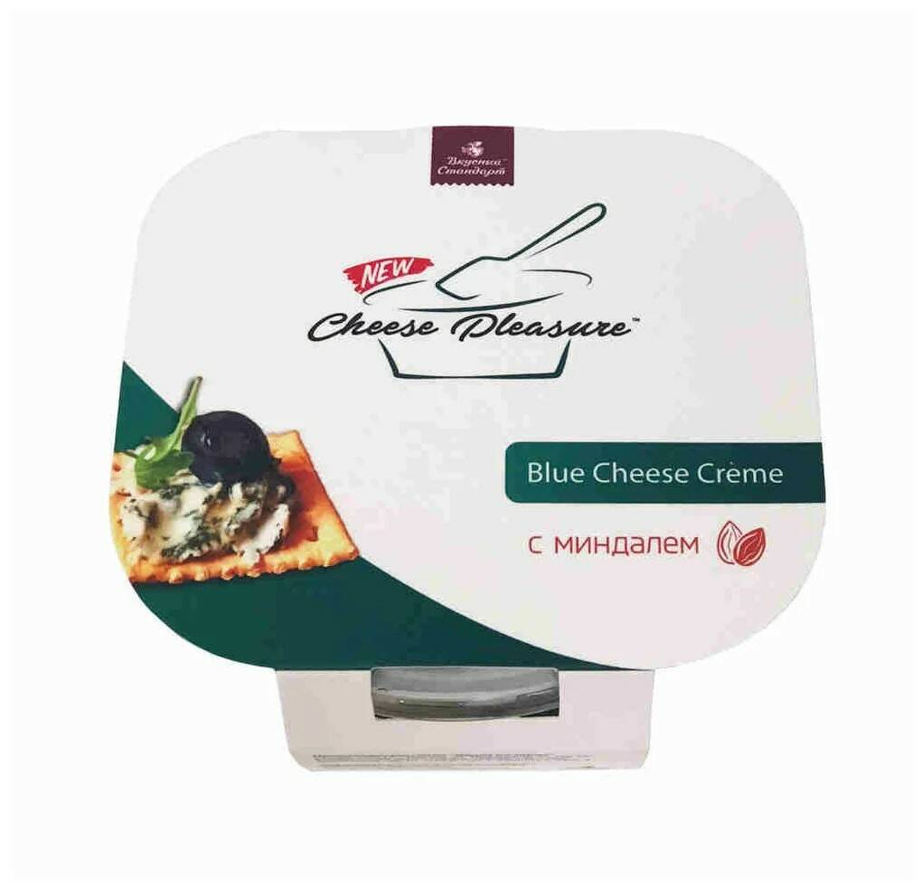 Крем-сыр Cheese Pleasure с голубой плесенью и миндалем 55 70 г 189₽