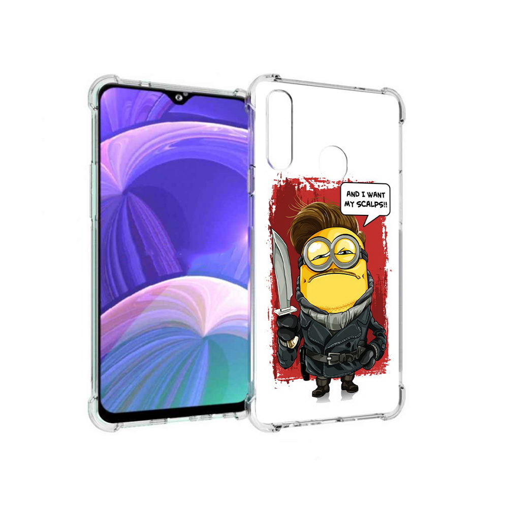 

Чехол MyPads Tocco для Samsung Galaxy A20s миньон убийца (PT139755.554.477), Прозрачный, Tocco